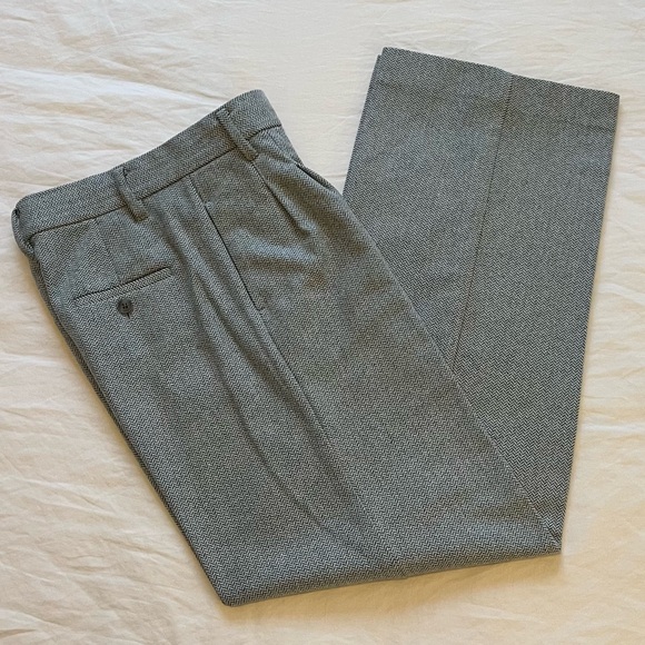 Aritzia Wilfred⎜ORSAY PANT⎜LIGHT GREY HERRINGBONE - Picture 3 of 12